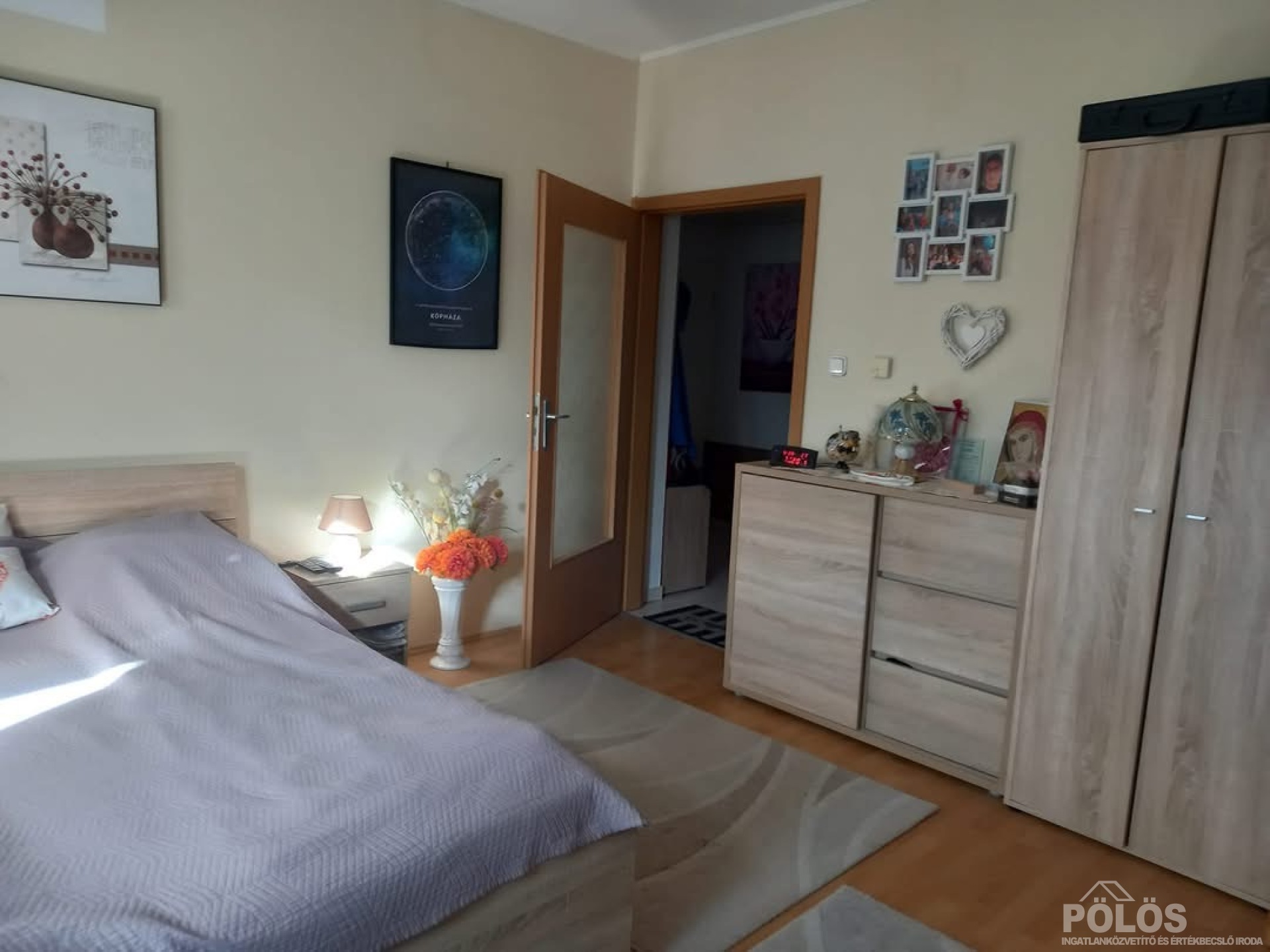 Kópházán csendes helyen hangulatos lakás eladó